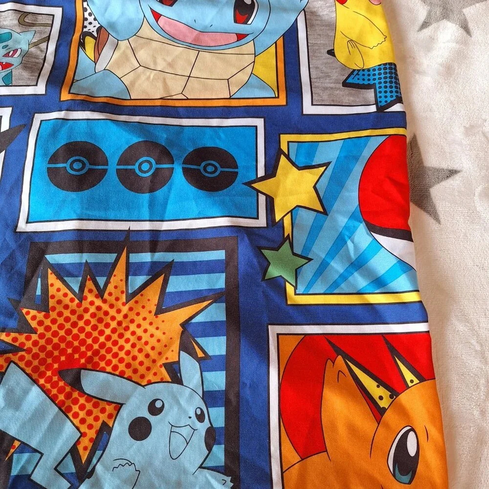 2021 Pokemon Standard Pillow Sham‎ Case Pikachu Charmander Squirtle (1)